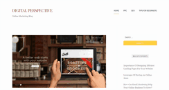 Desktop Screenshot of digitalperspectiveblog.com