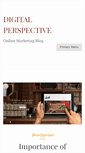 Mobile Screenshot of digitalperspectiveblog.com