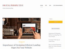 Tablet Screenshot of digitalperspectiveblog.com